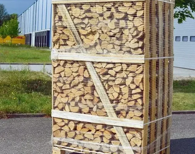 Bois de chauffage Bouleau 25 cm – 1,8 Stère sur palette, séché au séchoir (100% sec) & prêt à brûler