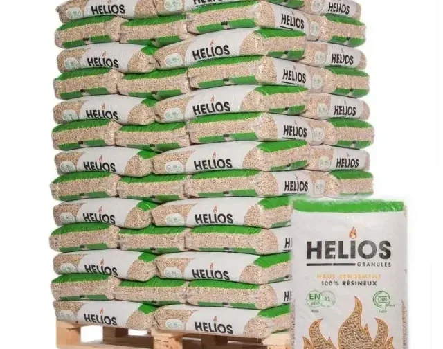Granulés de bois de bois mit 65 Säcken à 15 kg
