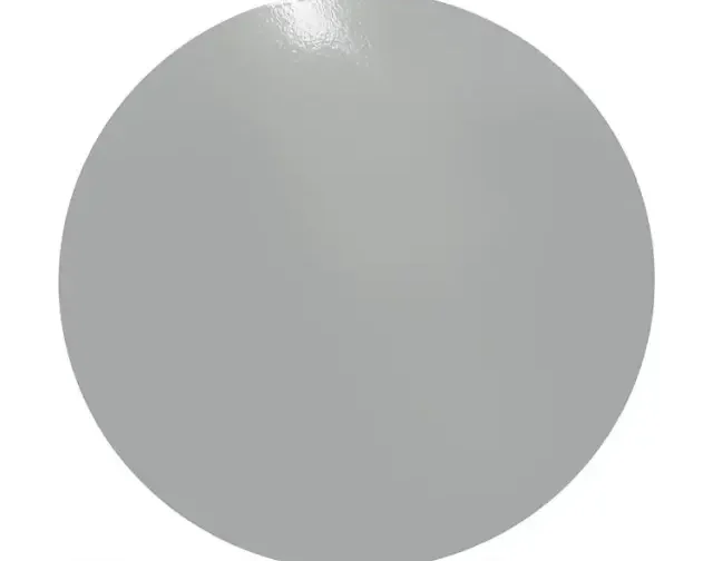 Kaminbodenplatte AA-Kaminwelt Kreis Stahlblech Silber