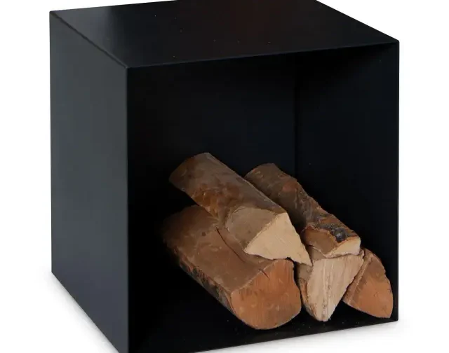 Kaminholzregal CB-Tec 40x40 cm - Finition: Schwarz