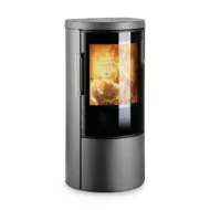 Poêle à bois HWAM 3640 Autopilot Stahl 6,0 kW - Finition: HWAM 3640m, Corps Grau
