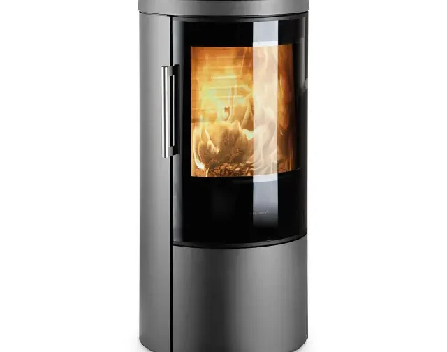 Poêle à bois HWAM 3640 Autopilot Stahl 6,0 kW - Finition: HWAM 3640m, Corps Grau