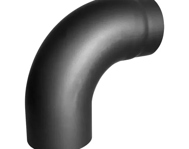 Ofenrohr Bogen gezogen DN 150 mm 90° Gussgrau