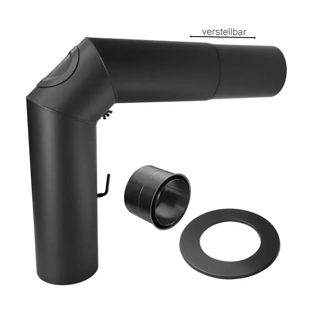 hd-ofenrohr-rauchrohrset-mit-schieberohr-dn-120-mm-schwarz-1 Ofenrohr Kit conduit de fumisterie mit Schieberohr DN 120 mm Schwarz – Image 1