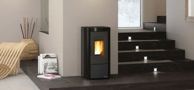 Poêle à granulés Extraflame Prestige Line Moira Evo mit 7 kW - Verkleidung: weiß