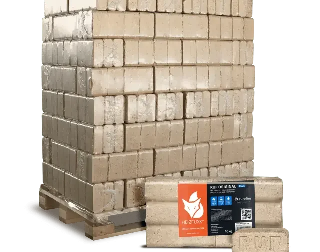 RUF Original Blue Weichholzbriketts – 960 kg Palette