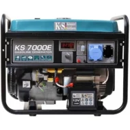 Könner & Söhnen Groupe électrogène 5500W Essence 230V KS7000E – Bleu – Image 2